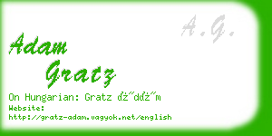 adam gratz business card